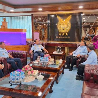 Terima Kunjungan Wakil Kepala BGN, Wakasau Tegaskan Komitmen TNI AU Sukseskan MBG