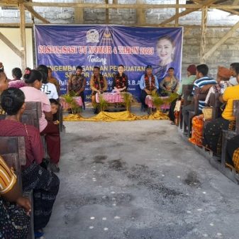 Julie Laiskodat Sosialisasi Empat Pilar Kebangsaan di Ngada