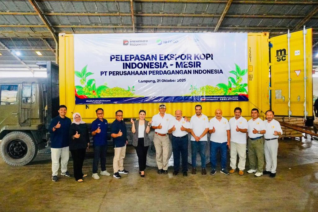 Indonesia Lepas Ekspor Kopi Robusta ke Mesir