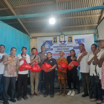 HUT ke-11, Perindo Nagekeo Berbagi Sembako  dan Gelar Pendidikan Politik