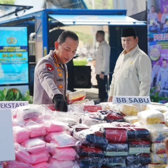 Presiden Prabowo Pimpin Pemusnahan Narkoba Senilai Rp 29,37 Triliun