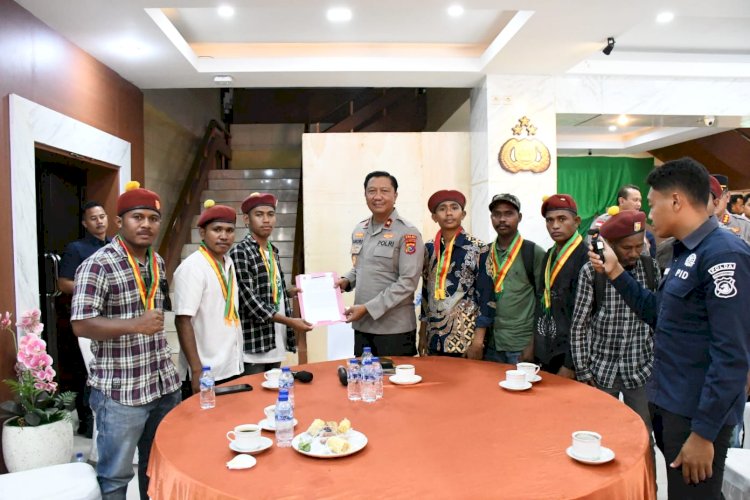 Audiensi di Polda NTT, PMKRI Kupang Sorot Polres Nagekeo dan Korupsi Malaka
