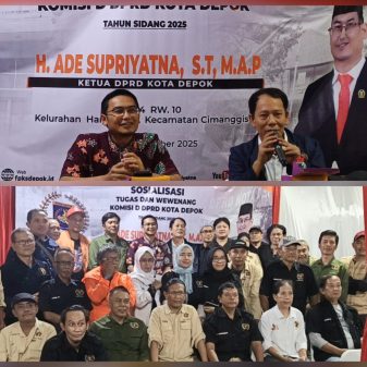Ketua DPRD Depok Sosialisasi Tugas Wewenang Komisi D, PWI Harap Program Pembangunan Disampaikan Melalui Pers