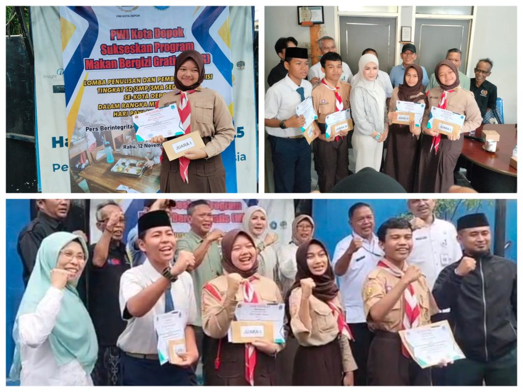 Kolaborasi PWI Depok Dan Forum Indonesia Emas Gelar Lomba Menulis Dan Baca Puisi Tingkat Pelajar