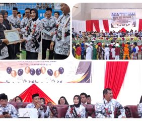 Peringatan HUT ke-80 PGRI dan Hari Guru Nasional 2025 di Tolitoli Berlangsung Khidmat