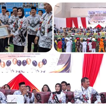 Peringatan HUT ke-80 PGRI dan Hari Guru Nasional 2025 di Tolitoli Berlangsung Khidmat