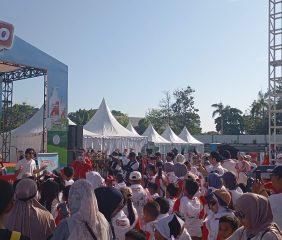 Ratusan Anak di Makassar Antusias Ikuti Event Nuvo Bermain di Luar Bersama Dion Wiyoko