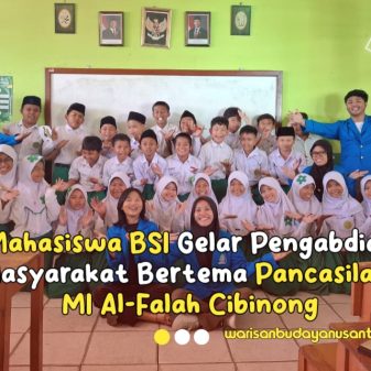 Mahasiswa BSI Gelar Pengabdian Masyarakat Bertema Pancasila di MI Al-Falah Cibinong
