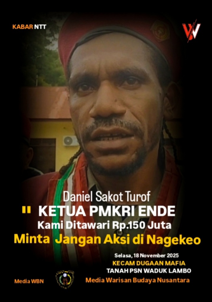 Ketua PMKRI Ende : Penelpon Tawarkan Rp 150 Juta Jangan Aksi di Nagekeo 