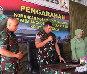 Ini Pesan Danrem 161 Wira Sakti Kepada Prajurit Kodim 1625 Ngada