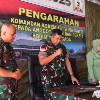 Ini Pesan Danrem 161 Wira Sakti Kepada Prajurit Kodim 1625 Ngada