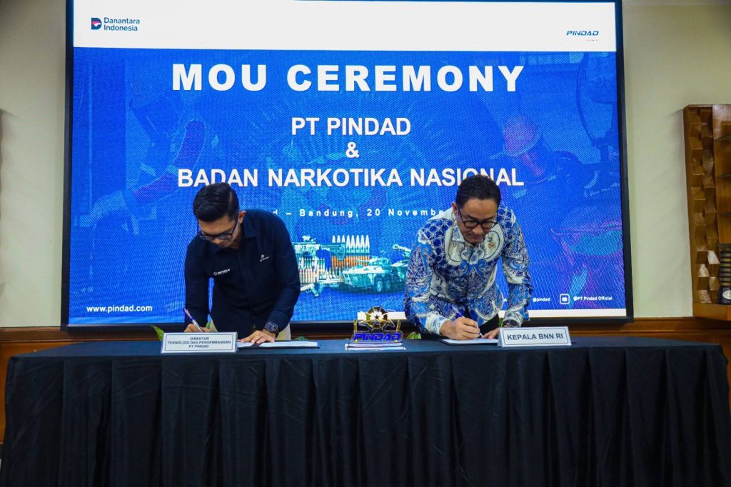 BNN dan PT Pindad Sinergi Kuatkan P4GN Kerja Sama Strategis