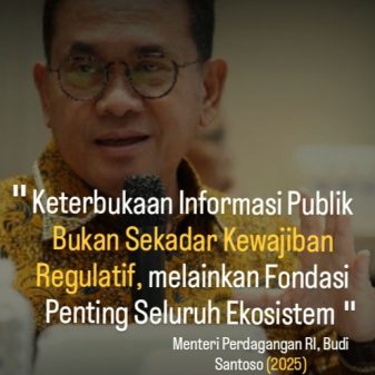Mendag RI : Keterbukaan Informasi Publik adalah Fondasi Seluruh Ekosistem