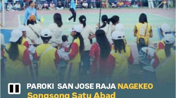 Turnamen Volley Songsong Satu Abad Paroki San Jose Raja Nagekeo
