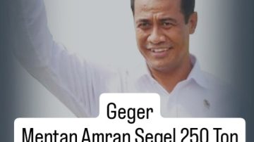 Tegas, Menteri Pertanian Amran Segel 250 Ton Beras Impor Ilegal 