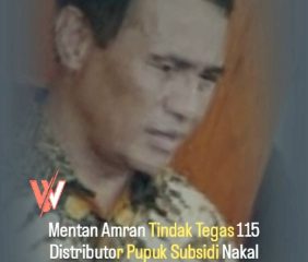 Mentan Amran Tindak Tegas 115 Distributor Pupuk Subsidi Nakal