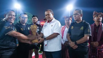 Buka ETMC XXXIV di Ende Gubernur NTT Ingatkan Sepak Bola Mempersatukan