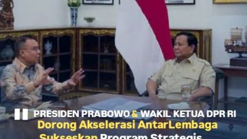 Sukseskan Program Strategis, Presiden Dorong Akselerasi AntarLembaga  