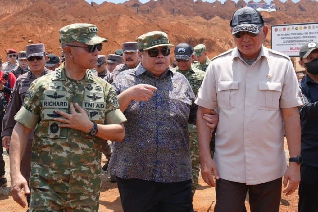 Menhan Sjafrie Sjamsoeddin Pimpin Penertiban Tambang Nikel Ilegal Morowali