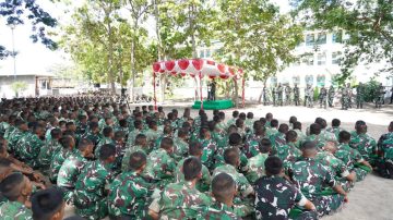 Pangdam IX Udayana Lepas 1.588 Prajurit Yonif Teritorial Pembangunan ke NTT dan NTB