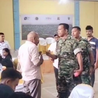 TNI Hadang Penyerobotan Saat Ganti Rugi Tanah Bendungan Mbay Lambo