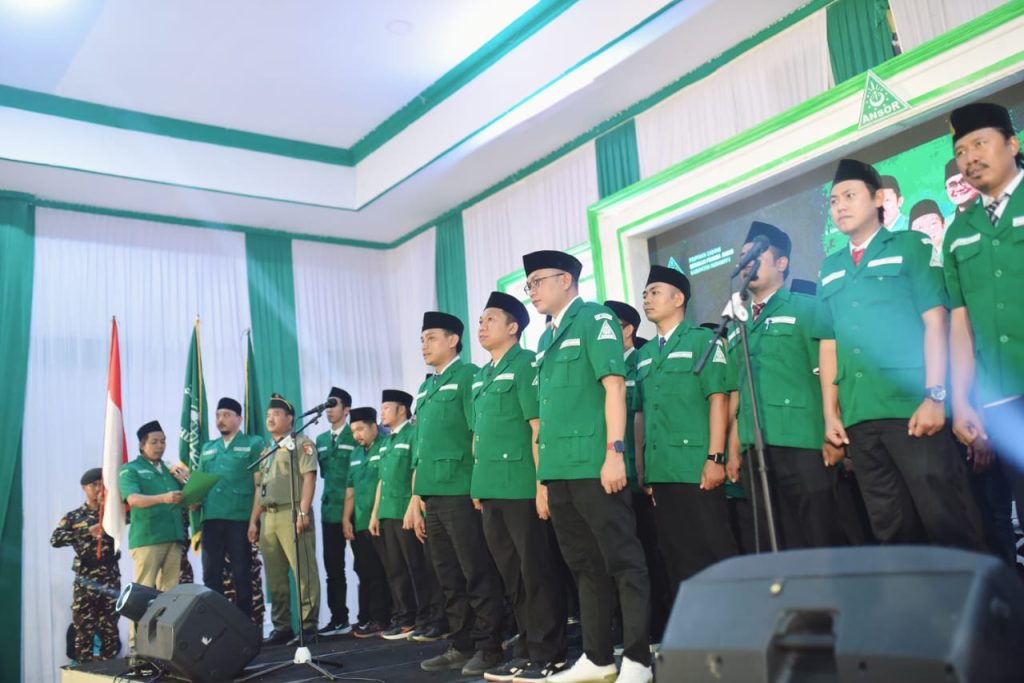 Addin Jauharudin Hadiri Inaugurasi PC GP Ansor Indramayu Pengurus Masa Khidmat 2024–2028