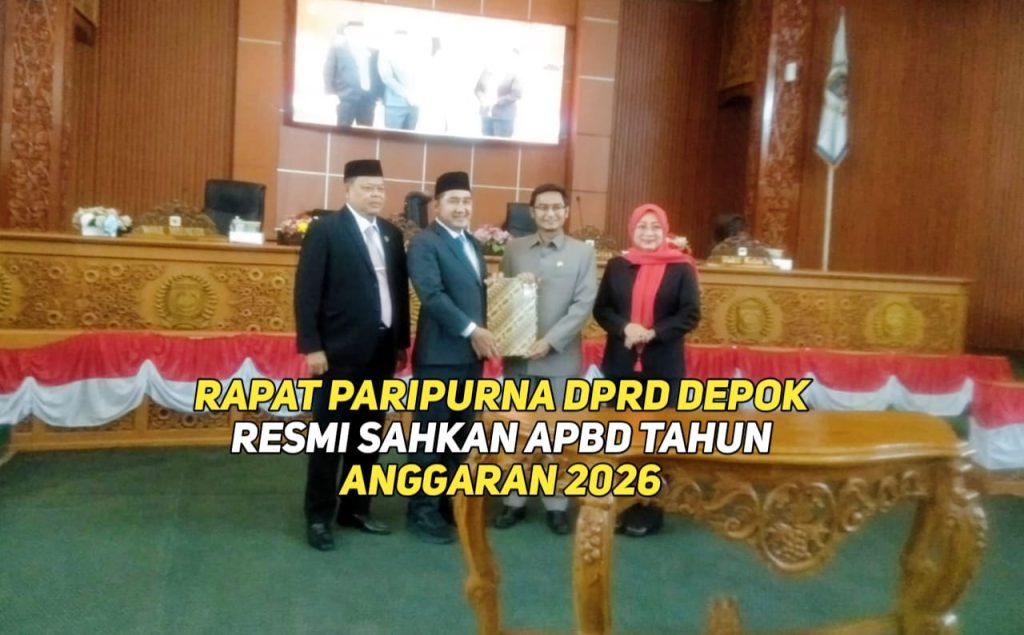 Rapat Paripurna DPRD Depok Resmi Sahkan APBD Tahun Anggaran 2026