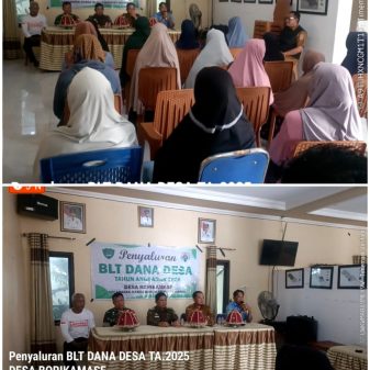 Camat Maros Baru Hadiri Penyerahan BLT Akhir Tahun 2025 di Desa Borimasunggu