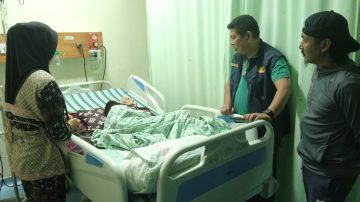 Camat Maros Jenguk Korban Petasan, Imbau Pengawasan Orang Tua