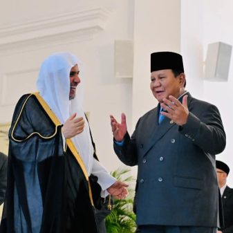 Presiden Prabowo Sambut Hangat Sekjen Liga Muslim Dunia