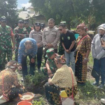 Kelurahan Danga Nagekeo Letak Batu Perdana Kantor Koperasi Merah Putih