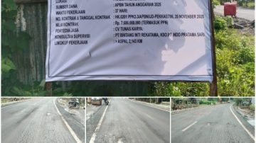Pengaspalan di Barru Sudah Nampak Rusak, Aliansi Zona Merah Sulsel Minta Kejagung Periksa Semua Rekanan