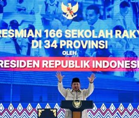 Presiden Resmikan 166 Sekolah Rakyat, Tersebar di 34 Provinsi