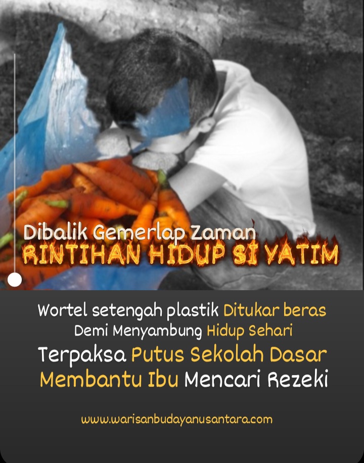 Ngada NTT : Rintihan Hidup Si Yatim Dibalik Gemerlap Zaman