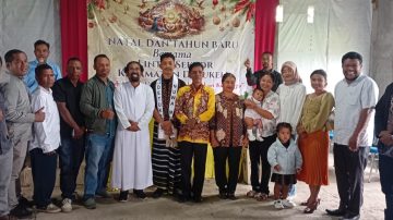 Pemerintah Kecamatan Detukeli Ende Gelar Syukuran Natal Tahun Baru Bersama