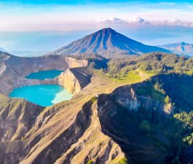 Salah Satu Dinding Tebing Danau Kelimutu Ende Longsor
