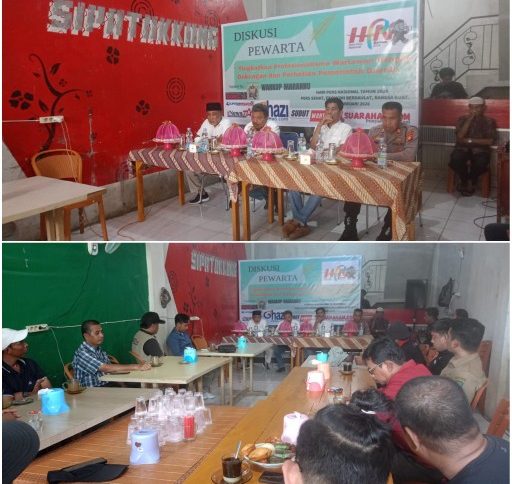 Beberapa Media di Maros Peringati Hari Pers Nasional Dengan Forum Diskusi Pewarta