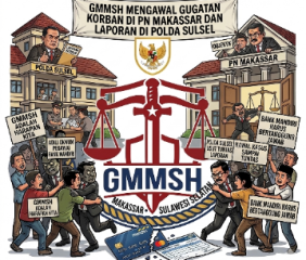 Diduga Nasabah Bank Mandiri Dirugikan, Aliansi GMMSH Kawal di Polda Hingga PN Makassar