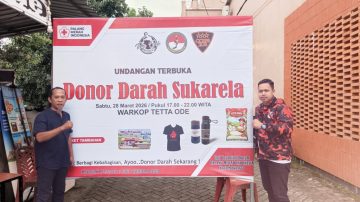 PMI Buka Donor Darah Sukarela di Daya Makassar, Warkop Tetta Ode