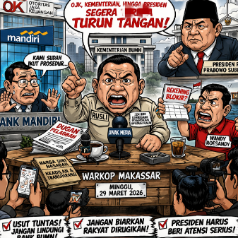 OJK, Kementerian hingga Presiden Didesak Turun Tangan Atasi Polemik Nasabah dan Bank Mandiri di Makassar