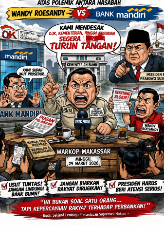 OJK, Kementerian hingga Presiden Didesak Turun Tangan Atasi Polemik Nasabah dan Bank Mandiri di Makassar