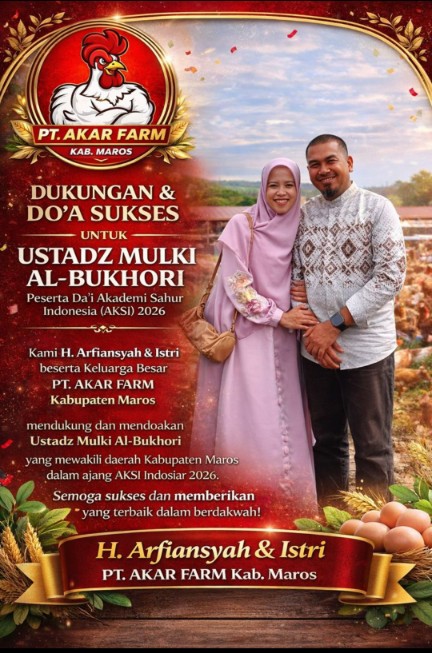 PT. Akar Farm Berikan Dukungan kepada Peserta AKSI Indosiar 2026 Asal Maros