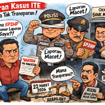 Polda Sulsel Diminta Transparan Tangani Dugaan ITE Oknum Pegawai Bank Mandiri