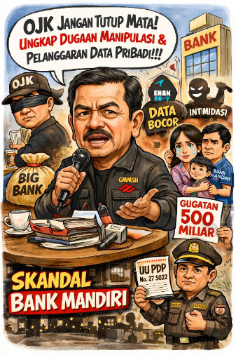 GMMSH Soroti OJK, Minta Evaluasi Menyeluruh Kasus Perbankan Seperti di Makassar Yang Gugat Bank Mandiri 500 Miliar