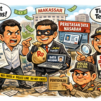 Kasus Dugaan Peretasan Data Nasabah Bank Mandiri di Makassar Masuk Babak Baru, Polda Sulsel Terbitkan SP2HP