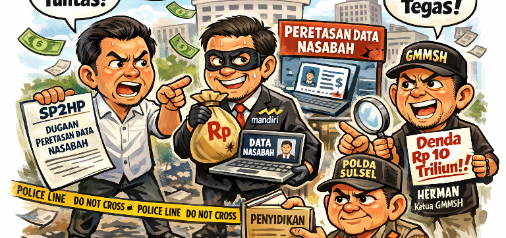 Kasus Dugaan Peretasan Data Nasabah Bank Mandiri di Makassar Masuk Babak Baru, Polda Sulsel Terbitkan SP2HP