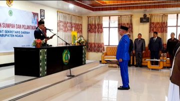 Lantik Yohanes Ghae Sebagai Pj Sekda, Bupati Ngada Ingatkan Percepatan Reformasi Birokrasi