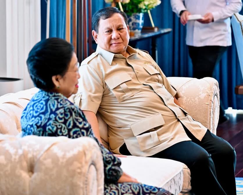 Presiden Prabowo dan Megawati Soekarnoputri Pererat Silaturahmi Kebangsaan