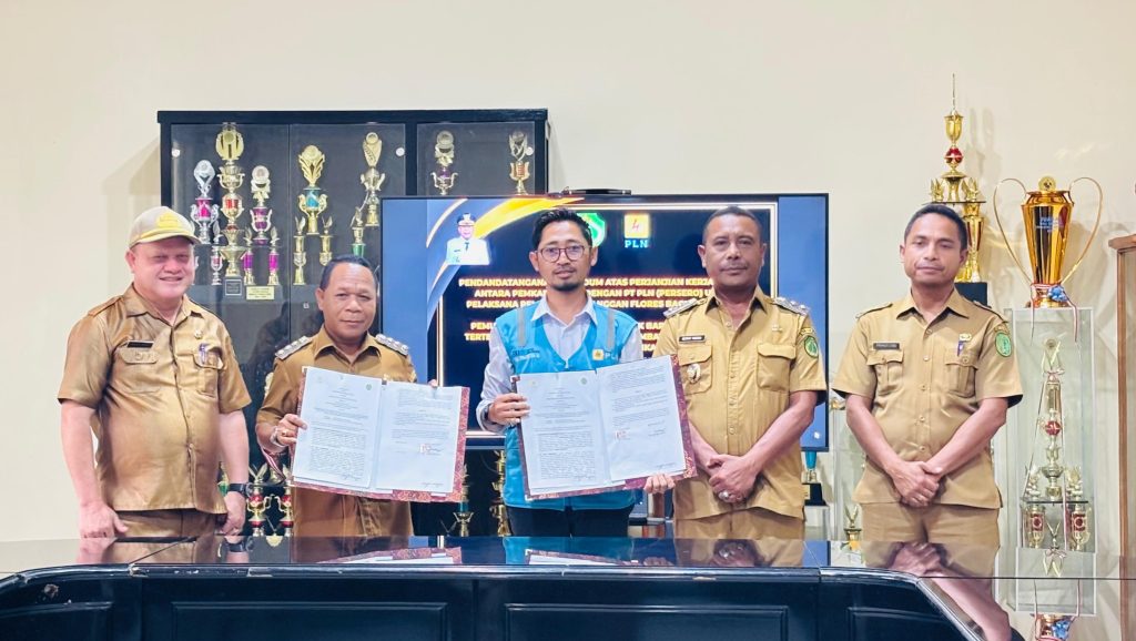 NTT : Tingkatkan PAD Sektor Listrik, Pemda Ngada dan PLN Teken MoU