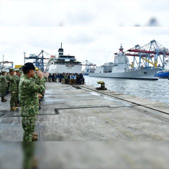 Kapal Perang Terbesar Termutakhir TNI AL KRI Prabu Siliwangi-321 Tiba di Indonesia